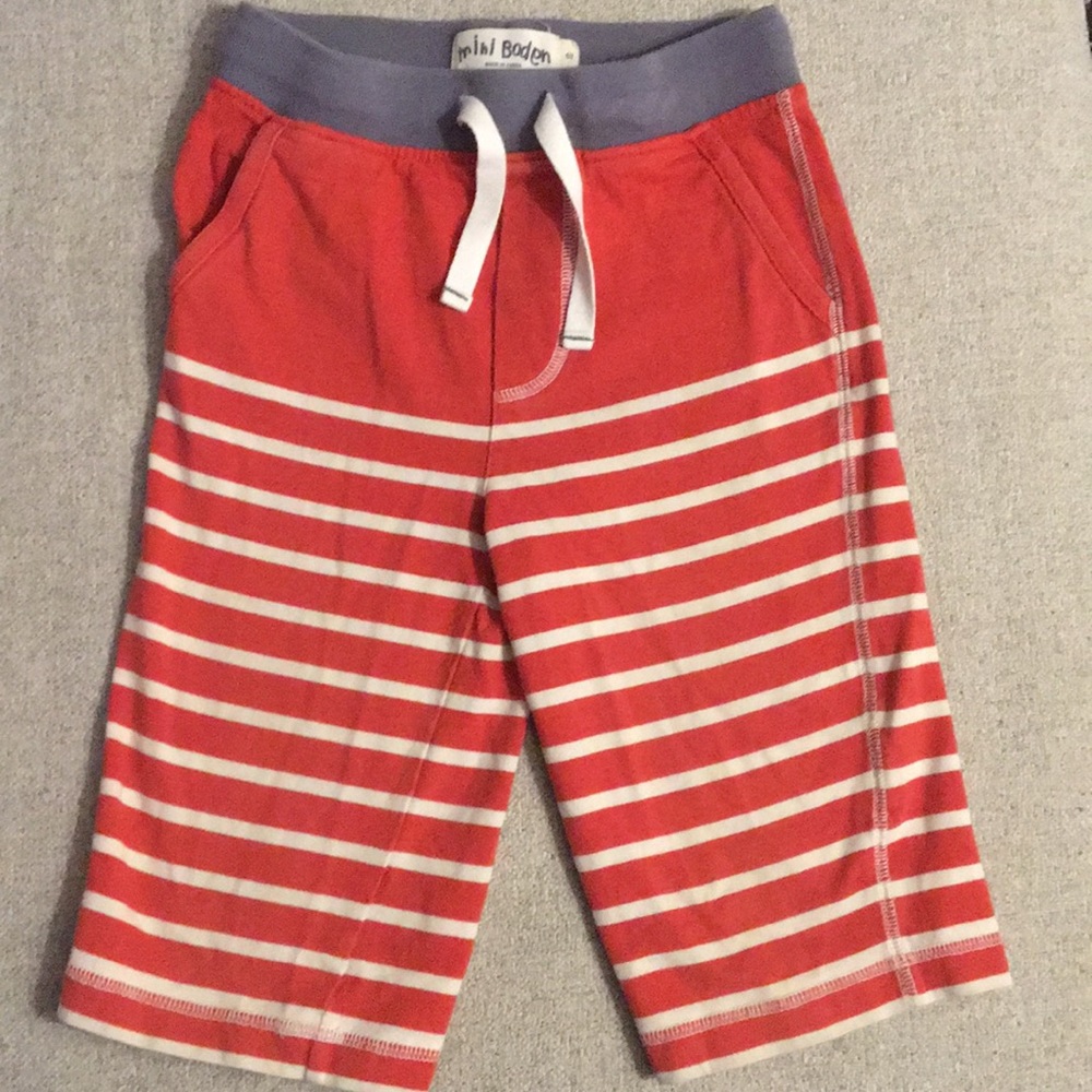 Boys Mini Boden sweat shorts GUC Size 6